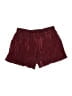 Hausen 100% Polyester Solid Burgundy Shorts Size M - photo 2