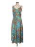 Sofia Jeans by Sofia Vergara Tropical Blue Casual Dress Size L - photo 1