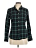 J.Crew Plaid Green Long Sleeve Button-Down Shirt Size 6 - photo 1