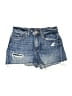 Edgely 100% Cotton Blue Denim Shorts Size 8 - photo 1