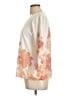 Unbranded Floral Ivory 3/4 Sleeve T-Shirt Size L - photo 5
