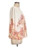Unbranded Floral Ivory 3/4 Sleeve T-Shirt Size L - photo 4