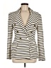 Zara Stripes Ivory Blazer Size M - photo 1