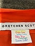 Gretchen Scott Designs Orange 3/4 Sleeve Button-Down Shirt Size XL - photo 6