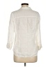 Zara Ivory 3/4 Sleeve Button-Down Shirt Size M - photo 2