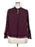 Nordstrom Rack 100% Polyester Burgundy Long Sleeve Blouse Size 2X - photo 1