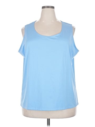 Susan Graver Sleeveless T-Shirt (view 1)