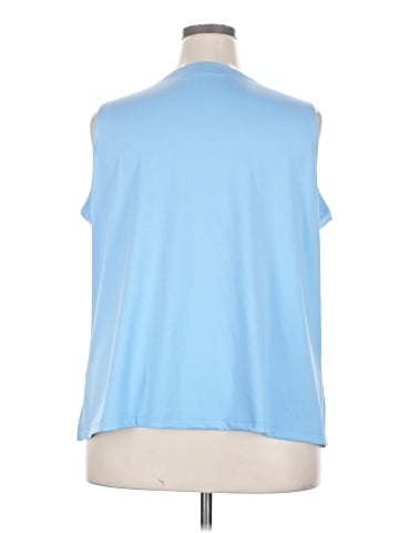 Susan Graver Sleeveless T-Shirt (view 2)