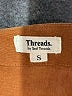 Threads 100% Linen Brown Short Sleeve Top Size S - photo 7
