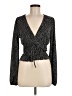 Zara Polka Dots Black Long Sleeve Blouse Size M - photo 1