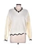 Emery Rose Ivory Pullover Sweater Size L - photo 1