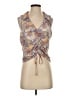 Sweet Rain Tan Sleeveless Blouse Size XL - photo 1