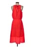 Athleta 100% Polyester Solid Red Casual Dress Size S - photo 2