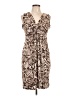 Chico's Paisley Brown Casual Dress Size Lg (2) - photo 1