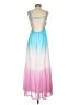 Main Strip 100% Polyester Tie-dye Pink Casual Dress Size S - photo 2
