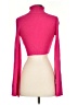 NBD 100% Rayon Pink Turtleneck Sweater Size S - photo 2