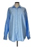 Old Navy 100% Cotton Blue Long Sleeve Button-Down Shirt Size L (tall) - photo 1