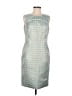 Per Se Tweed Teal Cocktail Dress Size 6 - photo 1