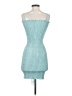 Assorted Brands 100% Polyester Teal Cocktail Dress Size 00 (estimated) - photo 2