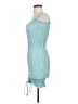 Assorted Brands 100% Polyester Teal Cocktail Dress Size 00 (estimated) - photo 5