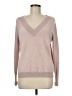 Stella & Dot Chevron-herringbone Pink Pullover Sweater Size M - photo 1