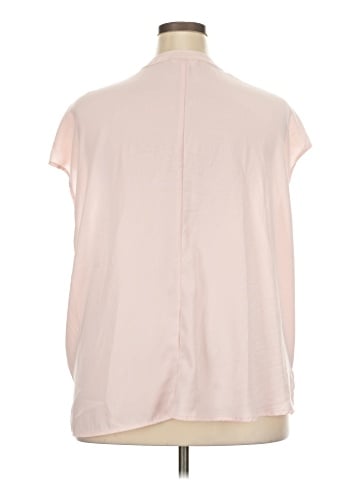 ELOQUII Elements Short Sleeve Blouse (view 2)