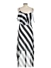 XOXO Stripes Silver Casual Dress Size L - photo 2