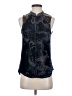 Tiny Blue Sleeveless Blouse Size S - photo 1