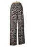H&M Animal Print Brown Casual Pants Size S - photo 1