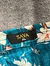 Sky Floral Teal Casual Pants Size XL - photo 7