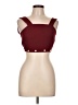 Unbranded Burgundy Sleeveless Top Size L (estimated) - photo 1