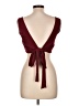Unbranded Burgundy Sleeveless Top Size L (estimated) - photo 2