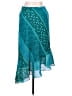 Worthington 100% Polyester Paisley Teal Casual Skirt Size 10 (petite) - photo 2