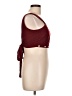 Unbranded Burgundy Sleeveless Top Size L (estimated) - photo 4