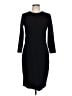 Vince. Solid Black Casual Dress Size L - photo 1
