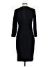 Vince. Solid Black Casual Dress Size L - photo 2