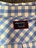 UNTUCKit 100% Cotton Checkered-gingham Blue Long Sleeve Button-Down Shirt Size 6 - photo 7