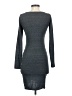 Leith Solid Gray Casual Dress Size XS - photo 2