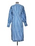 FRAME 100% Cotton Stripes Blue Casual Dress Size M - photo 2