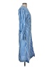 FRAME 100% Cotton Stripes Blue Casual Dress Size M - photo 4
