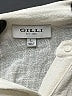 Gilli 100% Cotton Ivory Short Sleeve Blouse Size L - photo 7