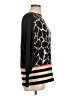 Laurel Animal Print Black Wool Pullover Sweater Size 10 - photo 4