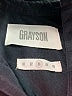 Grayson 100% Cotton Black Long Sleeve Button-Down Shirt Size Med (3) - photo 7