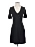 Madewell Solid Black Cross-Front Button Dress Size XS - photo 1