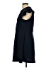 BCBGeneration Solid Blue Casual Dress Size L - photo 5