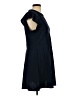 BCBGeneration Solid Blue Casual Dress Size L - photo 4