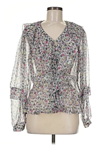 Easel Long Sleeve Blouse (view 1)