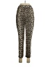 Topshop 100% Polyester Animal Print Gold Casual Pants Size 6 - photo 2