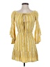 Sage 100% Rayon Yellow Casual Dress Size S - photo 1