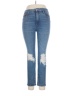 Good American Hearts Blue Jeans Size 10 - photo 1